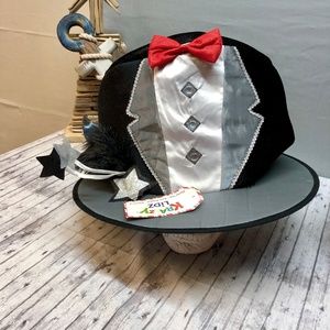 NWT Krazy Lidz Pop Up Tuxedo Costume Hat